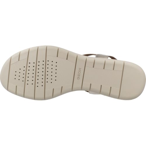 Geox Meliconia sandale compensée or clair le chic italien - 7