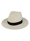 SCHIETWETTER Unisex Erw. Panamahut Carlos, Strohhut für Herren, Sommerhut, aus 100% Papier