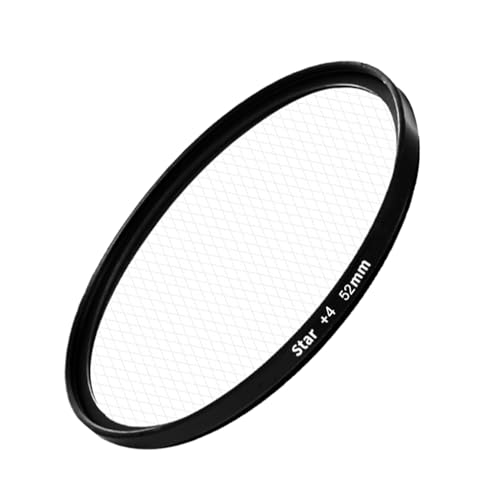 Xijobido Objektiv-Sternfilter für Fotografie, Kamera-Fotografie, Sternenlicht-Objektiv, 52 mm, tragbare Gewindehalterung, Glaswerke für Nachtlandschaft,...