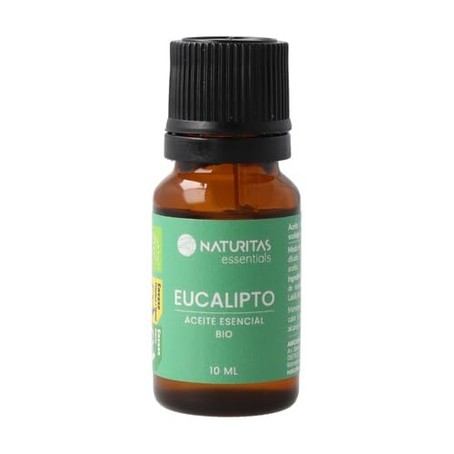 Aceite esencial de eucalipto globulus Bio | 10 ml | Naturitas Essentials | 100% puro Bio – Eucalyptus globulus | Aroma fresco y descongestionante | Aceites Esenciales
