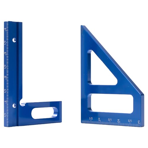 Regla Triangular para Trazado de 45/90 Grados para Carpintería miniatura 1