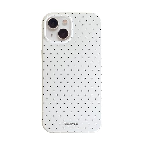 Compatible with iPhone 13/iPhone 14 Case with Cute Fashion Polka ...