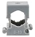 Produktbild 50x Reihen Druckschelle HUP Schraubschelle 6-13mm Clipschelle Rohrschelle grau Reihendruckschelle