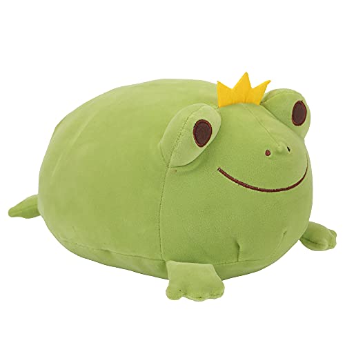 CAZOYEE Super Soft Frog Plush Stuffed Animal, Cute Frog Snuggly Hugging Pillow, Adorable Plushie Gift for Kids Toddlers Children Girls Boys Baby, Cuddly Plush Decoration