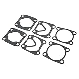 3-in-1 Luftkompressor-Teile, Ventilplattendichtungen und Unterlegscheiben, Basis-Kompressor-Kopf-Set, Ausrüstung, 62 mm Lochabstand, pneumatische Komponenten, Reparatur-Set für Werkstattzylinder