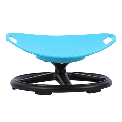 Kids Sensory Spinning Chair Spinning Chair for Autism & ADHD Children with Safety Handle & Non-Slip Design Sensory Toy for Training Body Coordination (Blue)