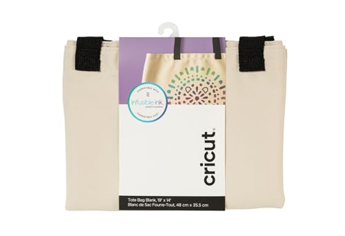 Cricut Tote Bag Blank, Large Infusible Ink, Canvas, 2006829