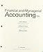 Bundle: Financial & Managerial Accounting, Loose-leaf Version, 15th + Working Papers, Chapters 1-14