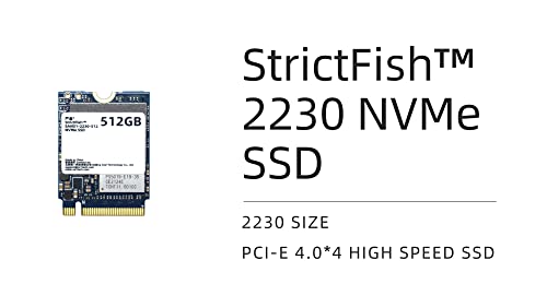 Image of 1TB PCIe Gen4x4 M.2 NVMe SSD 2230 PCI-E 4.0x4 Internal Solid State Drive 30mm PCIe M Key SANS1-2230 (1TB)