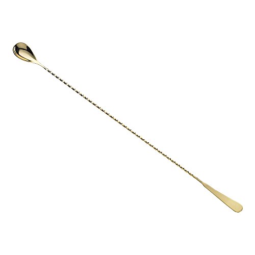 Barfly Standard Bar Spoon, Japanese Style 17 1/8" (43.5 Cm), Gold #TOP26