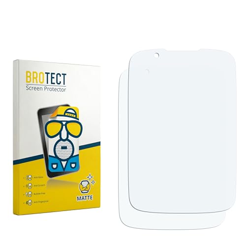BROTECT Entspiegelungs-Schutzfolie für Blaupunkt BikePilot 2 Plus (2 Stück) Matte Bildschirmschutz-Folie, Anti-Reflex, Anti-Fingerprint