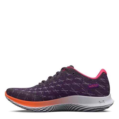 Image of Under Armour W Flow Vel Wind 2 Womens Road Running Shoes Purple 4.5 UK