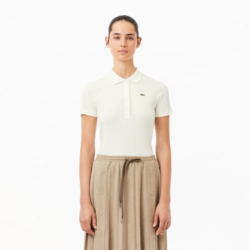T shirt Lacoste RIBBED COLLAR SHIRT FR - vue 8