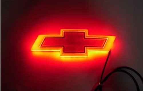Superled Red LED Car Decal Logo Light Emblem Sticker for Chevrolet Cruze