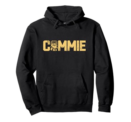 Commie - Camisa Comunista (Comunista) Sudadera con Capucha