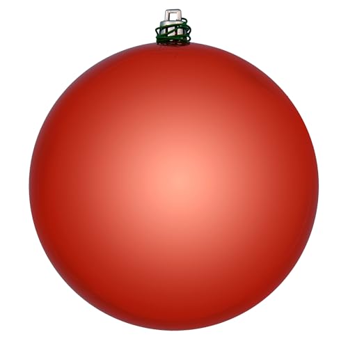 Vickerman 4" Bittersweet Shiny Ball Ornament. Includes 6 Ornaments per Pack.