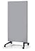 Produktbild Legamaster 7-105400 Mobile Glasboard, doppelseitige Glas-Magnettafel auf Rollen, 90 x 195 cm, grau