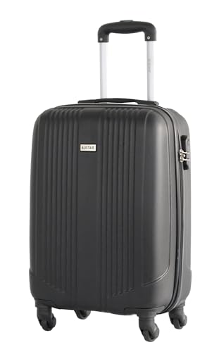 ALISTAIR Airo 2.0 - Valise Cabine 55cm - ABS Ultra légère et résistante - Marque Française - Garantie 2 Ans en France (Noir)