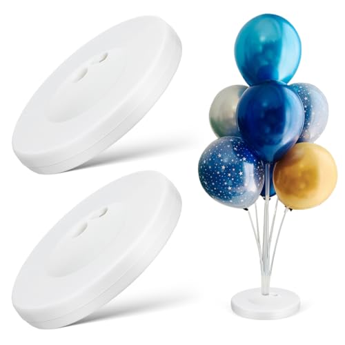 Luxshiny 2pcs Water Weight Bags for Balloon Column Stand and Arch, Thickened Water Fillable Base Reusable Tall Balloon Tower Accessories for Party Wedding Graduation Birthday Decor