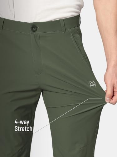 Image of Reccy Men's Trekking Hiking Camping Regular Fit Nomadic Lite Pants - Ultralight, Water Resistant, Highly Breathable, UPF 40 Sun Protection