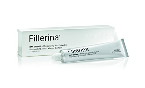 Fillerina Day Cream-Anti Aging Face Cream and Hydrating Lotion With Hyaluronic Acid. Grade 2 is for beginning signs of fine lines and wrinkles.