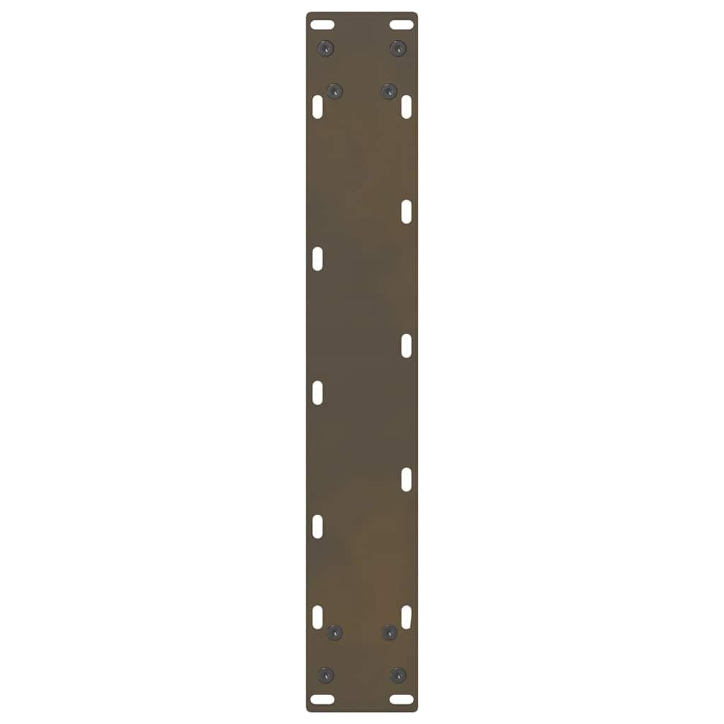 vidaXL Patas para Mesa de Bar de Acero Natural (2 Unidades, 50 x 110-111 cm)