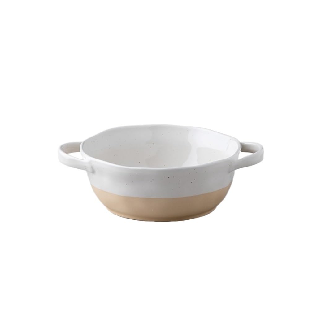 Tazones de sopa de cerámica de Doble oreja, tazón de fideos de cerámica para El hogar, frutero, ensaladera, tazones para cocina (1)