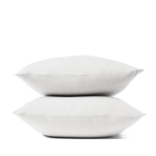 Coyuchi Cloud Brushed Organic Flannel Pillowcase Set of 2