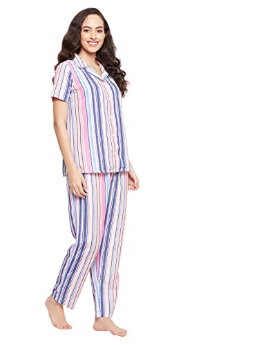 Image of Clovia Women Rayon Pajama Set