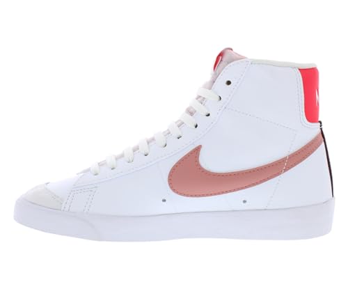 Image of Nike Blazer Mid '77 Next Nature Womens Shoes Size 12, Color: White /Red Stardust