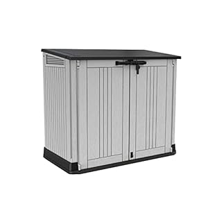 Keterstoreitoutprime43x37ftoutdoorresinstorageshedwitheasylifthingesperfectforyardtoolspooltoysandgardenaccessoriesgrey Urban Country Home Decor Keter store it out prime 43 x 37 ft outdoor resin storage shed with easy lift hinges perfect for yard tools pool toys and garden accessories grey urban country home decor