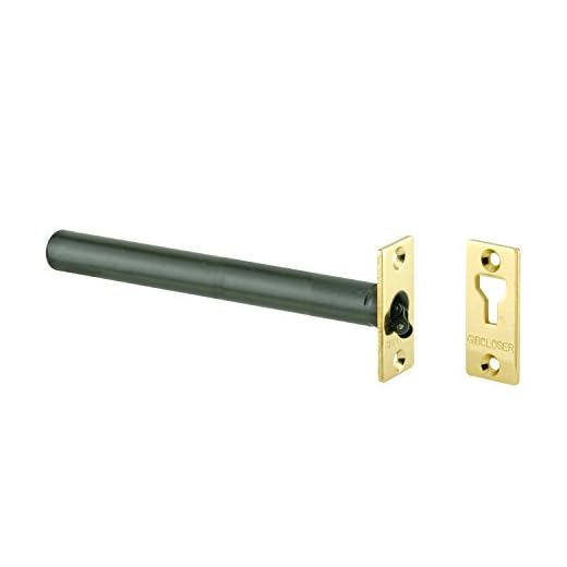 Prime-Line KC30US Concealed Door Closer, Gold, Clamshell (Single Pack)