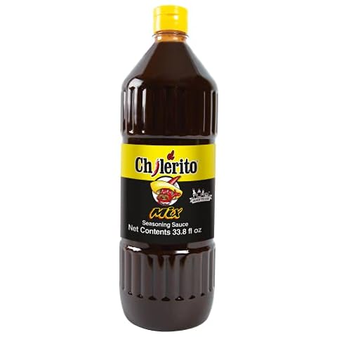 EL CHILERITO Mix Sauce 1L/ 33.8 Fl. Oz - Excellent For Michelada-Type Mixes, Snacks And Drinks - To Share With Friends And Family - Kosher Cover