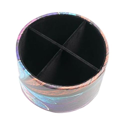 Accessoire de coiffeuse rotatif à compartiments multiples modulables - 8