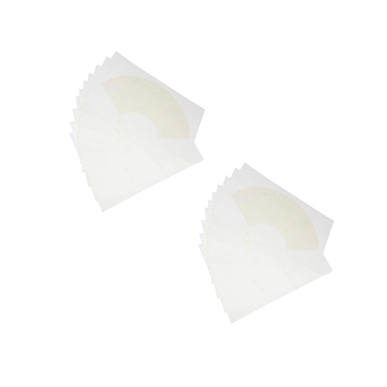 DIYEAH 20 Piezas Papel de Arroz para Pintura y Caligrafía Abanico Papel Xuan Grueso para Acuarela y Dibujo Artistas