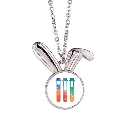 Collier lapin avec liquide magique - Cadeau idéal anniversaire