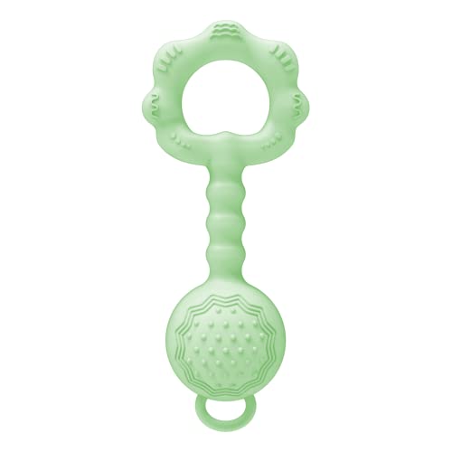Image of SPRACT Baby Teething Toys for Babies 0-6 Months Baby Rattles 0-6 Months Baby Toys Baby Chew Toys for Sucking Needs Safe for Boys and Girls Green