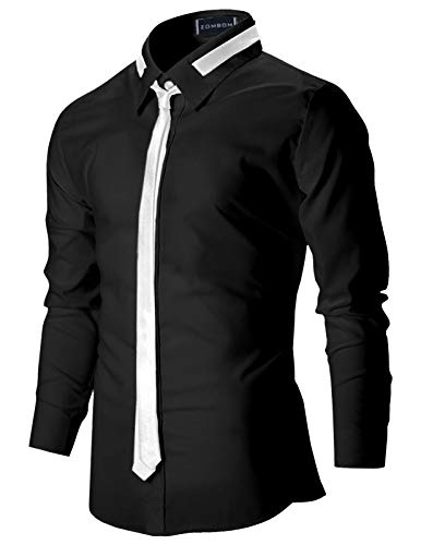 Image of Zombom Men's Regular Fit Casual Shirts