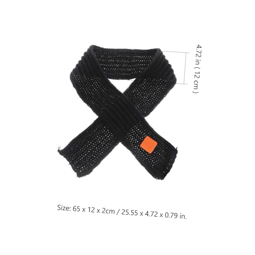 Winter Scarf Soft Chunky Knitted Neck Warmer with Design for Outdoor Cold Protection present for Boys and Dark2
