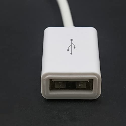 Cable adaptador Jack 3.5mm macho a USB 2.0 hembra 15cm miniatura 4