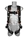Frontline RK110V50 Combat™ Premium Complete Roofers Kit | Includes Combat Harness, Roof Anchor & Vertical Lifeline with Rope Grab | Safety Orange Visibility | Universal Fit | ANSI & OSHA Compliant