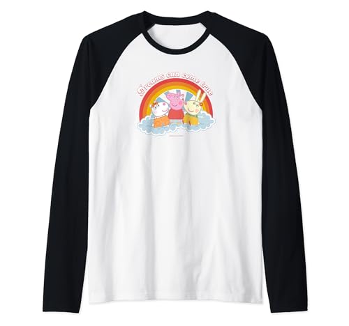 Peppa Pig t-shirt baseball rétro vêtement enfant manches raglan
