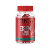 FITMIXX Eisen-Komplex Gummibärchen mit Folsäure für Frauen - Formel mit Vitamin E zur Unterstützung der Nährstoffversorgung und eines gesunden Lebensstils, 60 Gummis