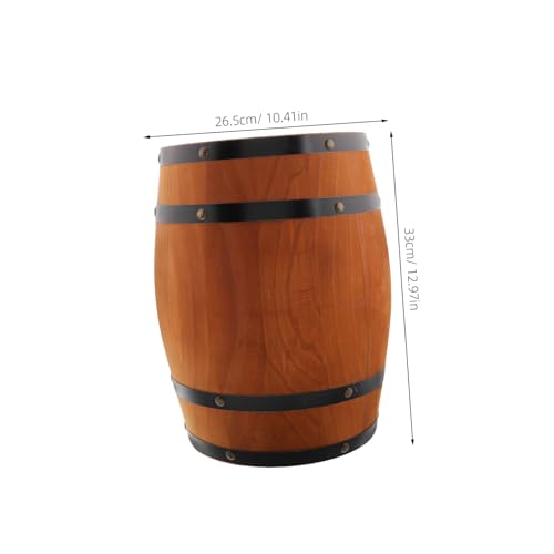 Tonneau à vin bois pour décoration murale de bar et maison - 2