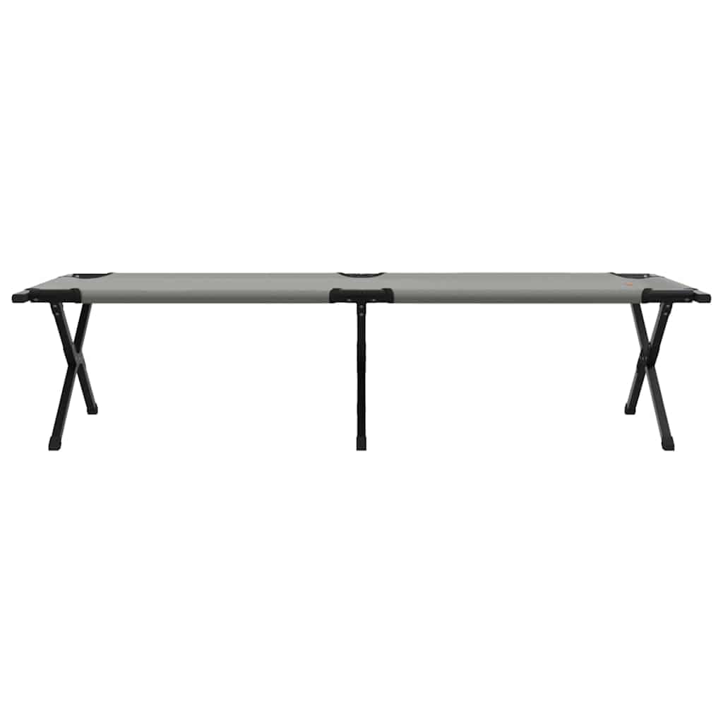 INLIFE Klapp Schlafbett fürs Camping Grau Ox Stoff,Sportartikel,Outdoor-Aktivitäten,Camping & Wandern,Camping-Möbel,Feldbetten,Grau,29.75 KG,42003177