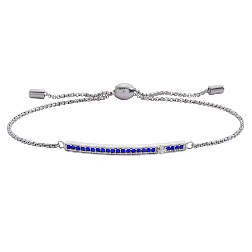 Image of Alex and Ani Pave Bolo Birthstone Bracelet - Stainless Steel Gold /Silver, Perfect for Stacking, Adjustable Birthstone Bracelet for Women, Ideal Gift Jewelry