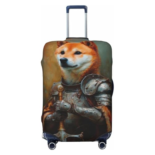 Funny Dog Elastic Travel Luggage Covers Dustproof Scratch-Resistant Suitcase Protector Fit 22-24 Inch