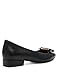 Anne Klein Women's Fashion Ballet Flat Cadey, Black Smooth, 6.5