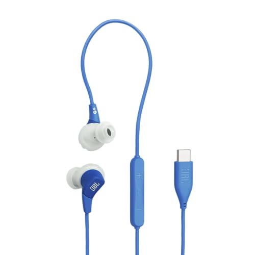 JBL Endurance Run 3 USB-C �n�C���]�Ή�USB-C�C���C���[�X�|�[�c�C���z�� IP65 �h���h�o�Ή� �O��ɂ��� �L�� (�u���[)