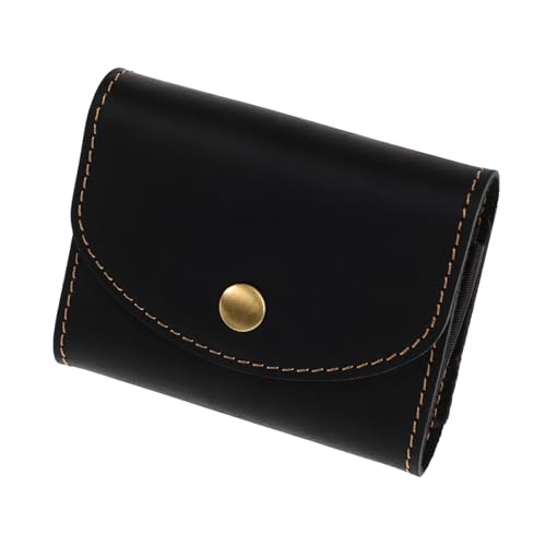 UPKOCH Mens Card Holder Blocking Credit Card Organizer Mini Business Case Snap Button Closure